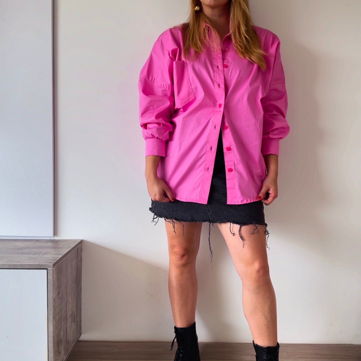 CAMISA CLASSIC OVERSIZE ROSADA